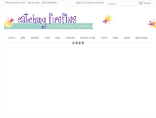 Tablet Screenshot of catchingfireflies.com